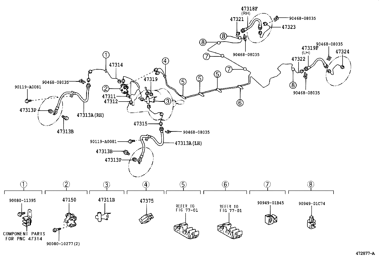 44050-01010 ACTUATOR ASSY, BRAKE product image