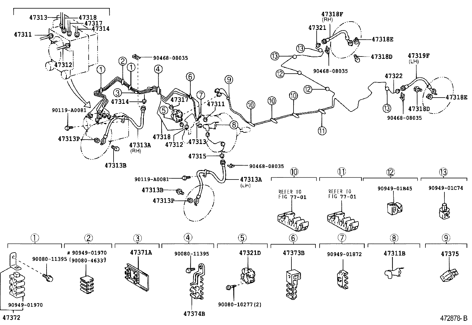 44050-01010 ACTUATOR ASSY, BRAKE product image