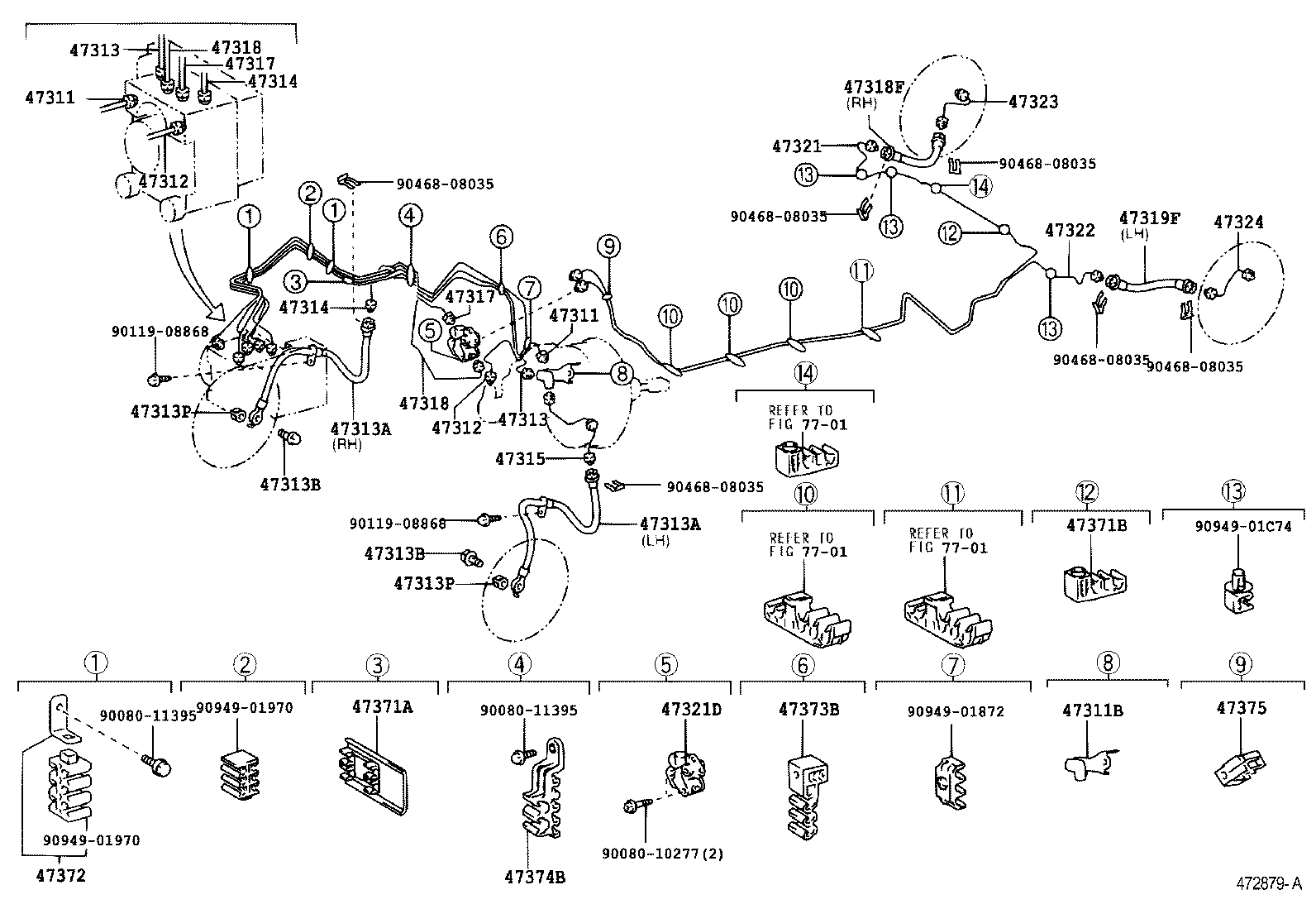 44050-01010 ACTUATOR ASSY, BRAKE product image
