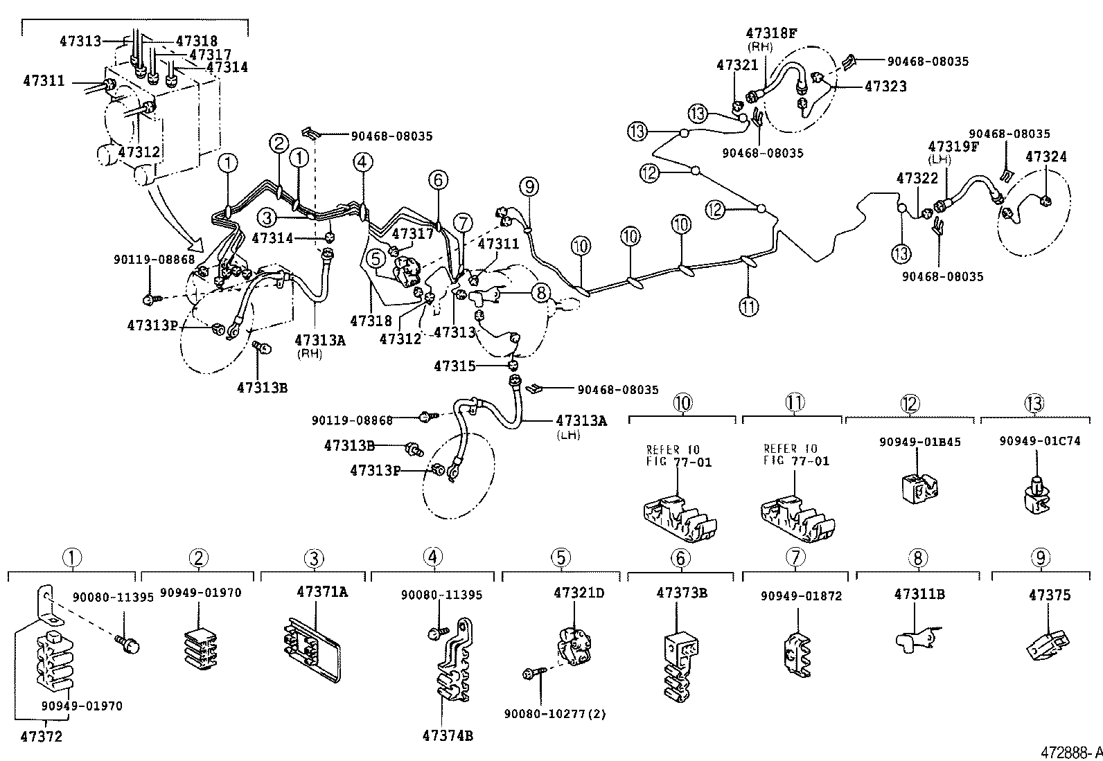 44050-01010 ACTUATOR ASSY, BRAKE product image