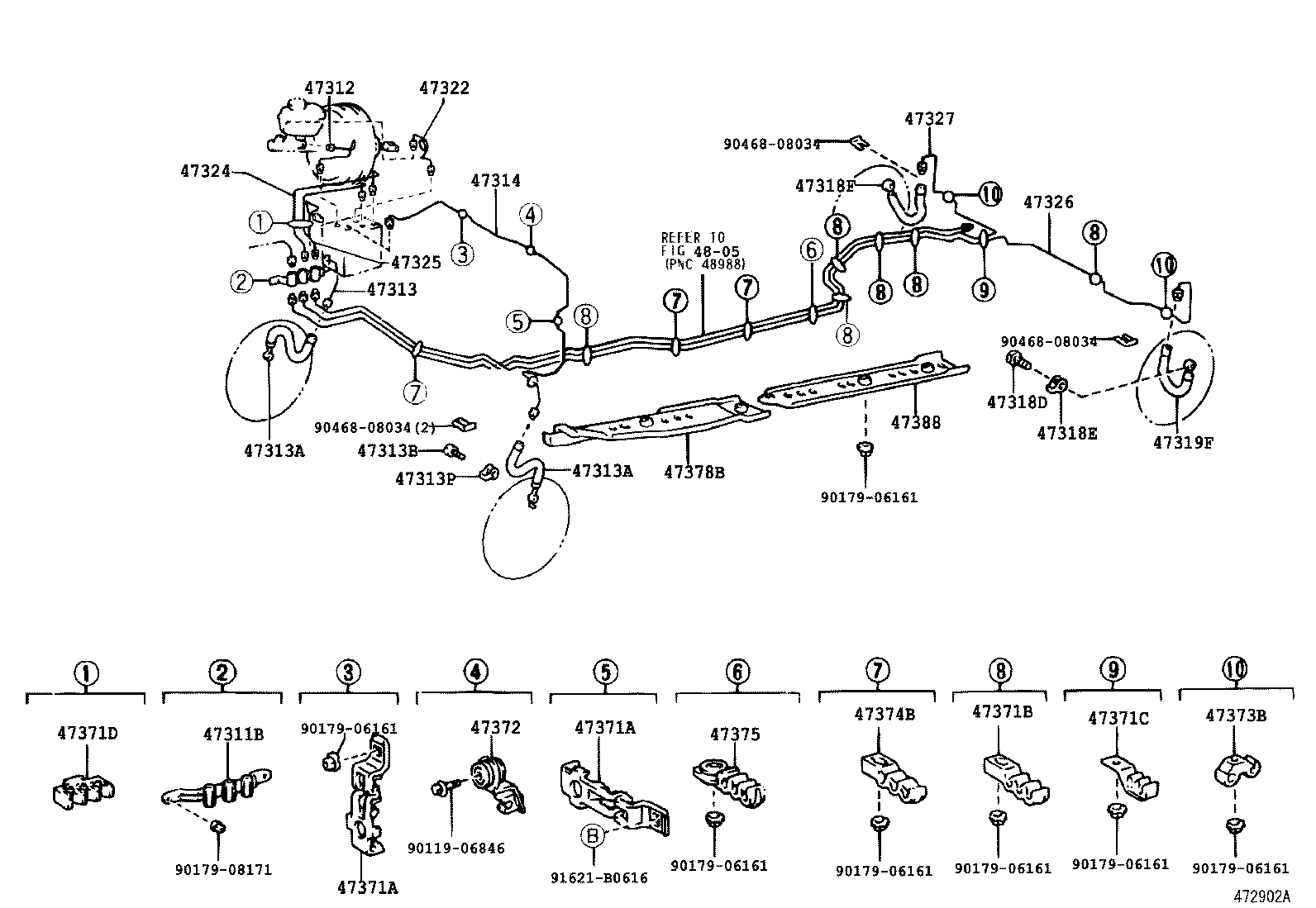 44590-40020 BRACKET ASSY, BRAKE ACTUATOR product image