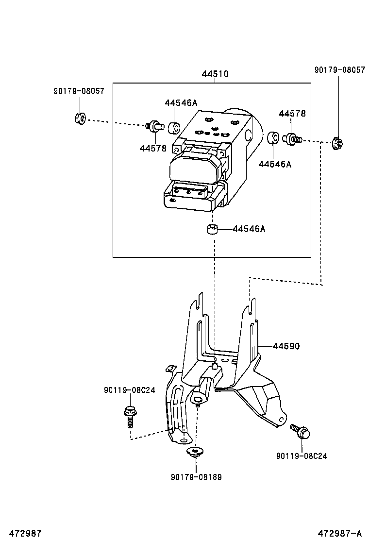 47311-02260 TUBE, FRONT BRAKE, NO.1 product image