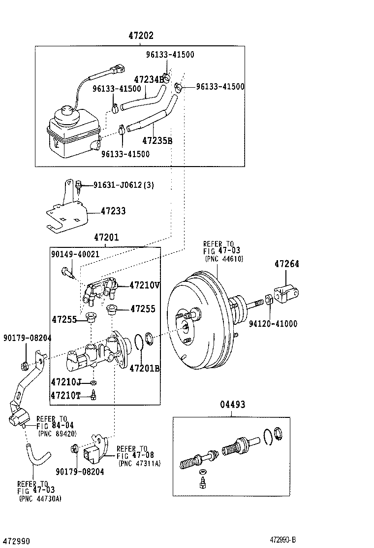 47220-63011 RESERVOIR SUB-ASSY, BRAKE MASTER CYLINDER product image