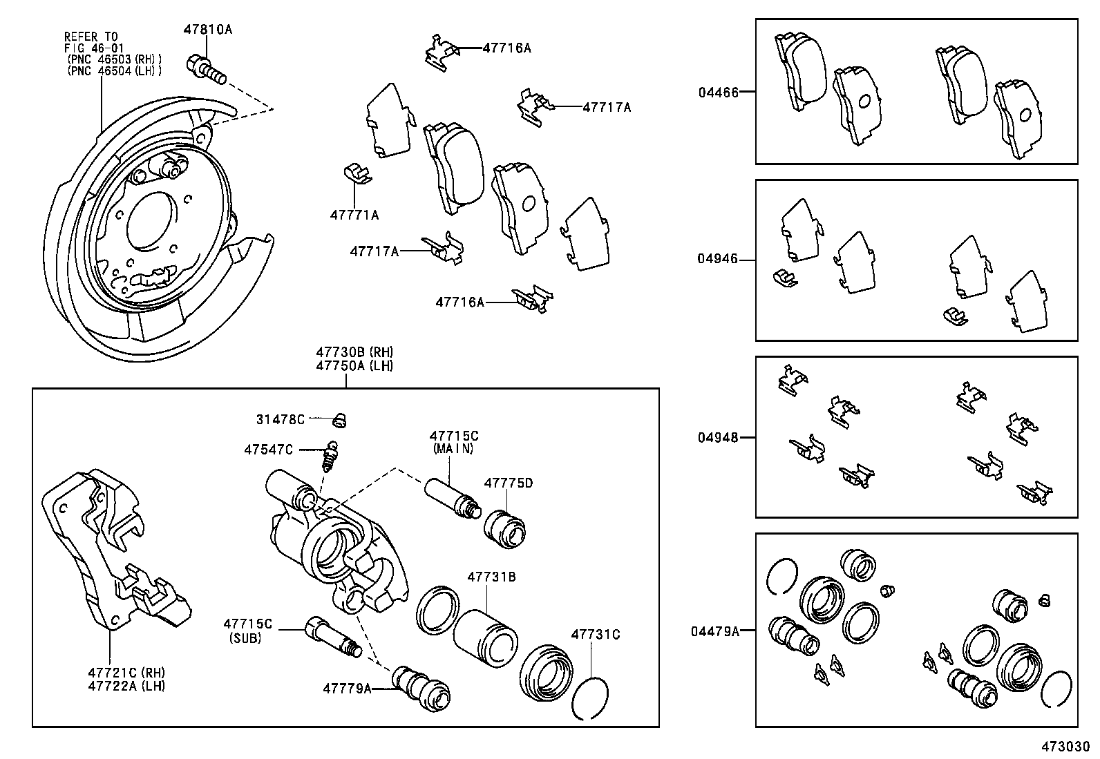 47715-06140 PIN, CYLINDER SLIDE(FOR REAR DISC BRAKE) product image