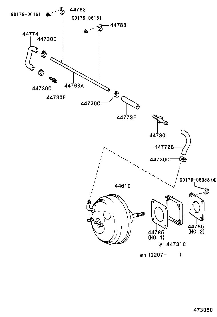 44610-08020 BOOSTER ASSY, BRAKE product image