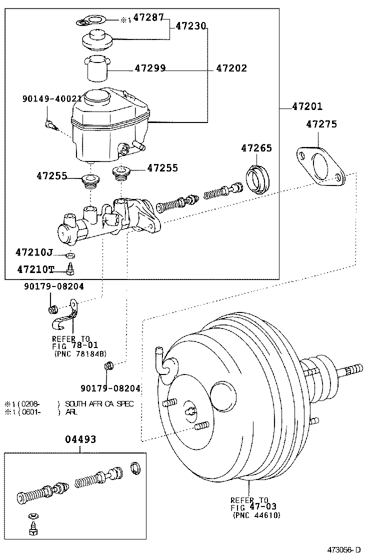 47220-06110 RESERVOIR SUB-ASSY, BRAKE MASTER CYLINDER product image