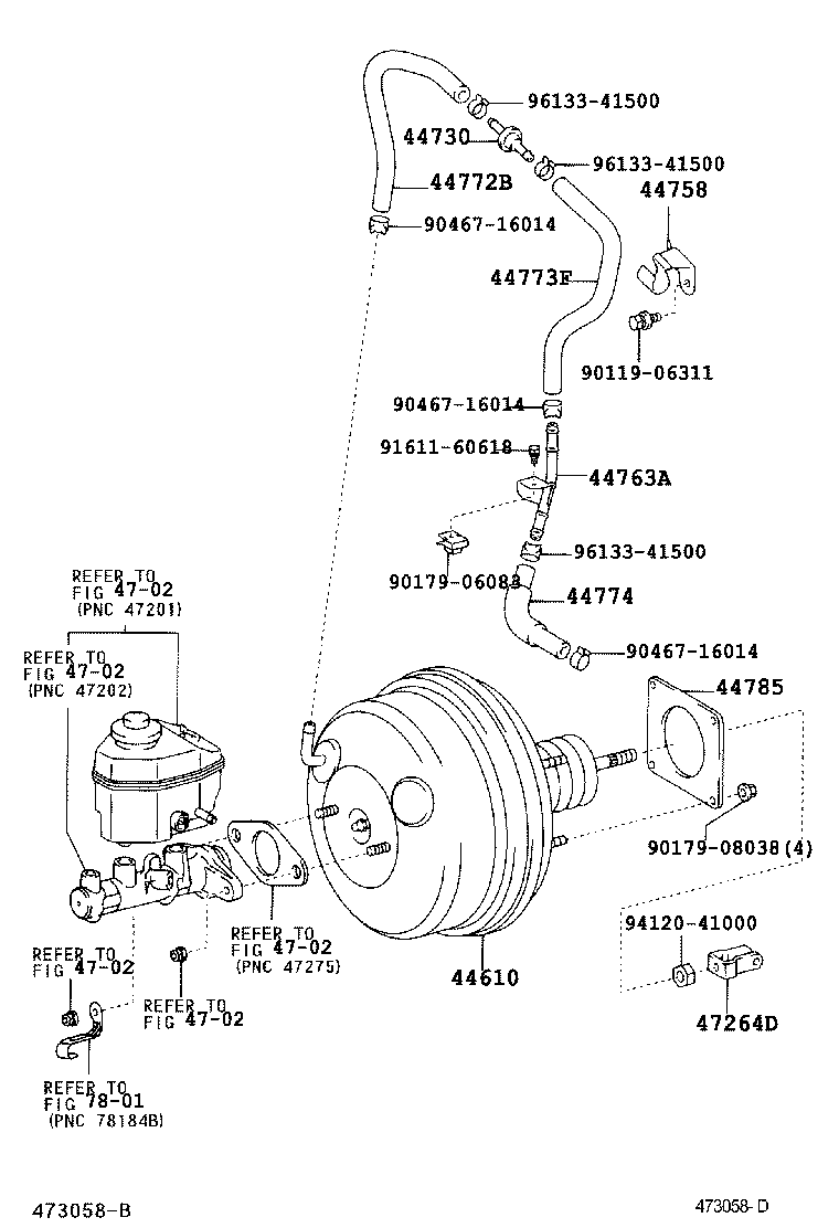 44610-06220 BOOSTER ASSY, BRAKE product image