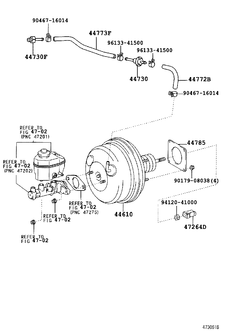 44610-06220 BOOSTER ASSY, BRAKE product image