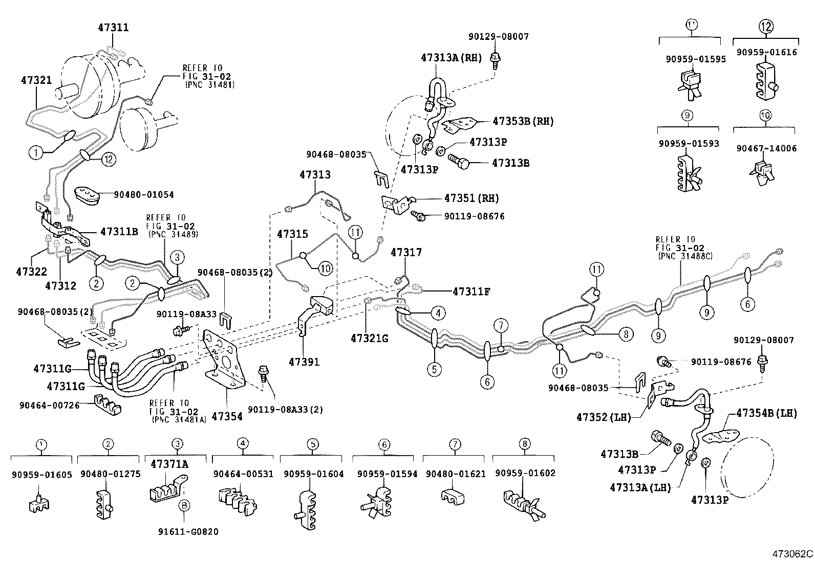 44591-37070 BRACKET, BRAKE ACTUATOR, NO.3 product image