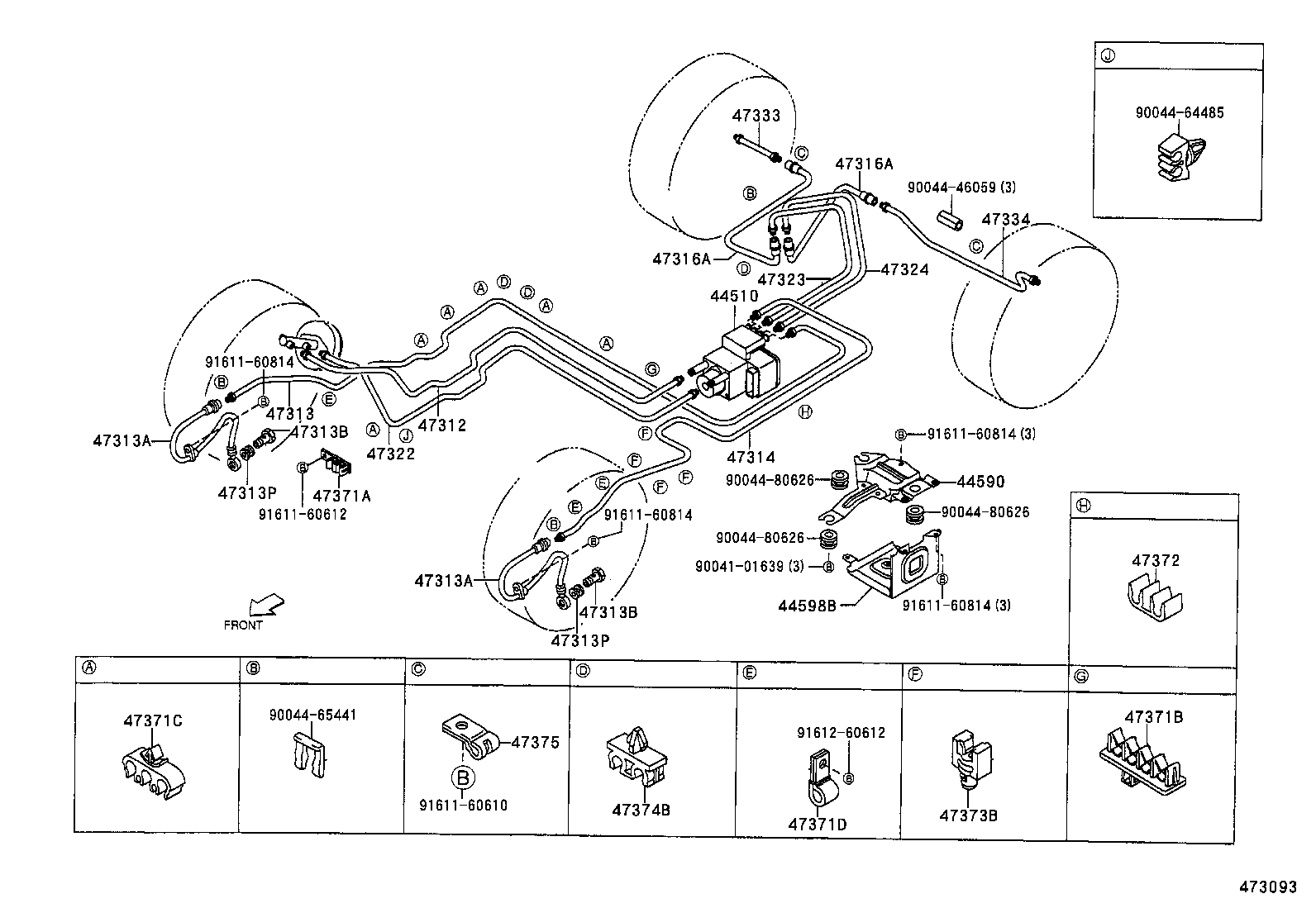 44050-97515 ACTUATOR ASSY, BRAKE product image