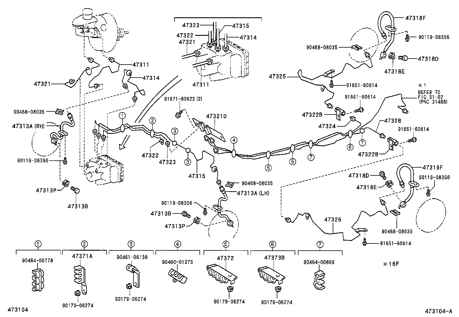 44546-42070 CUSHION, BRAKE ACTUATOR BOLT product image