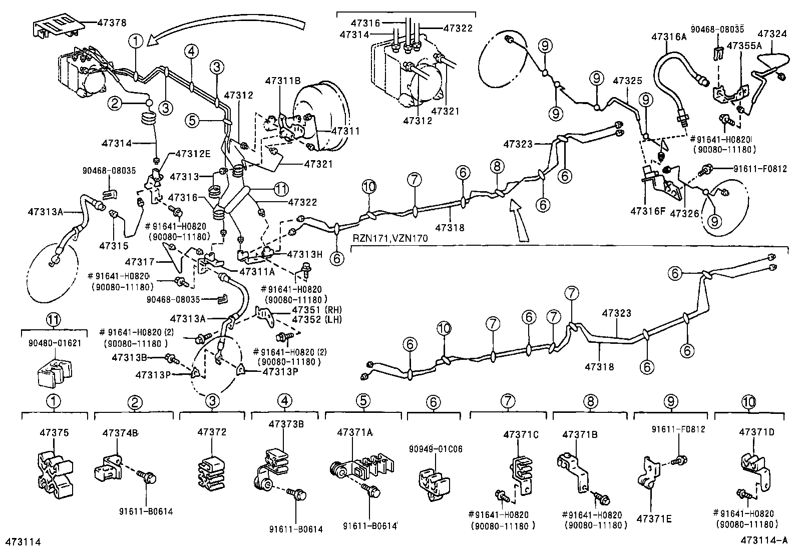 44050-04010 ACTUATOR ASSY, BRAKE product image