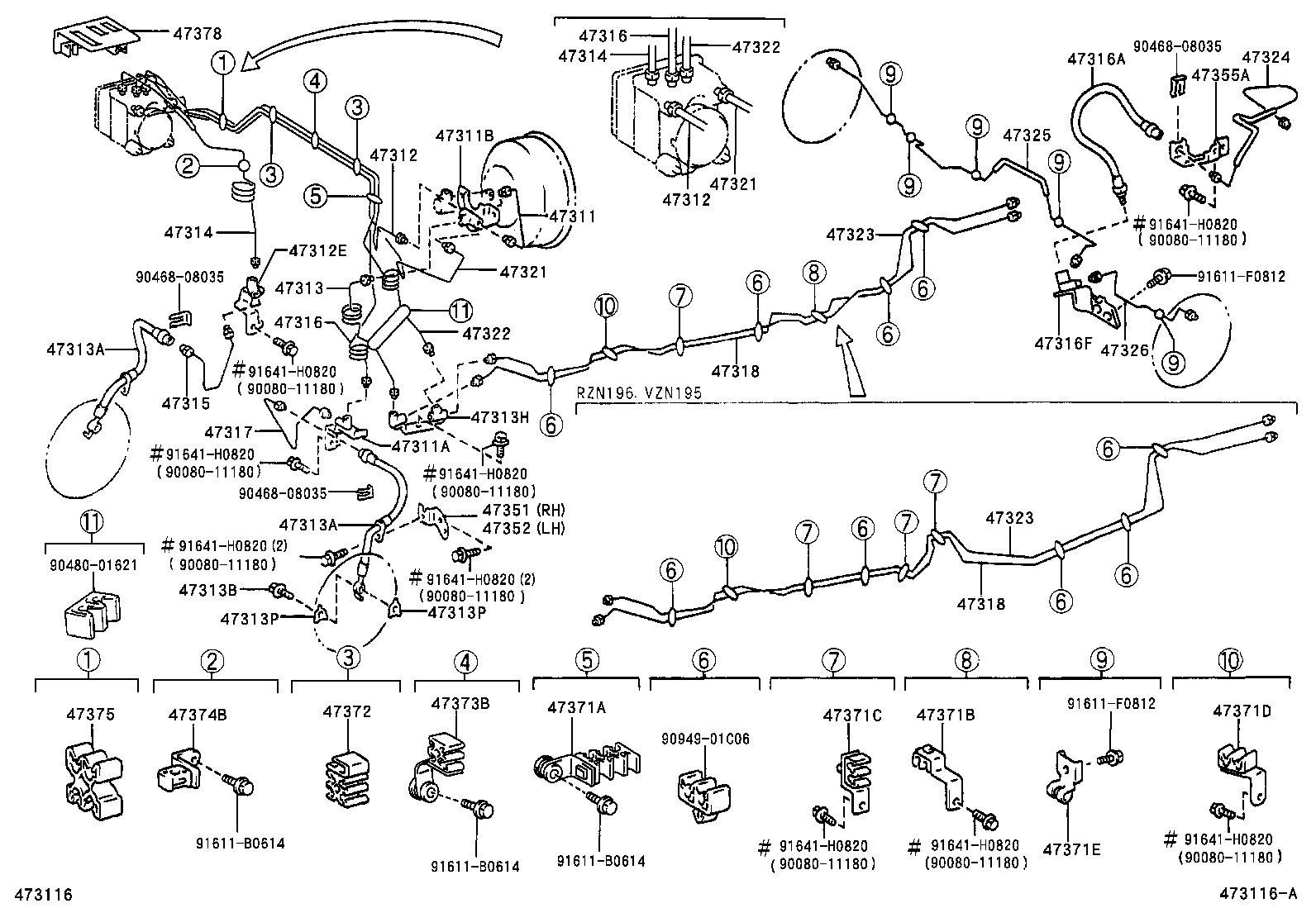 44050-04020 ACTUATOR ASSY, BRAKE product image