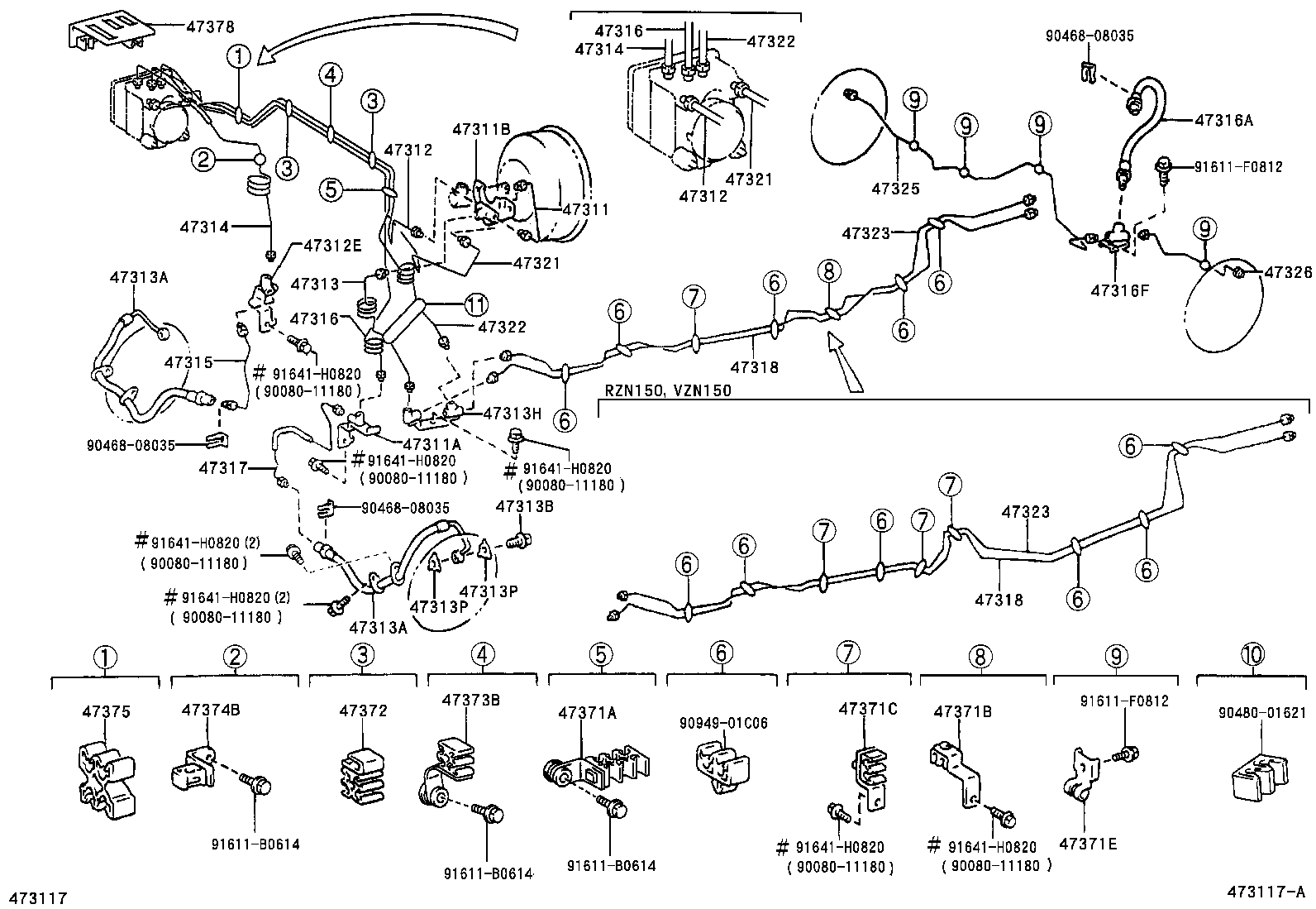 44050-04020 ACTUATOR ASSY, BRAKE product image