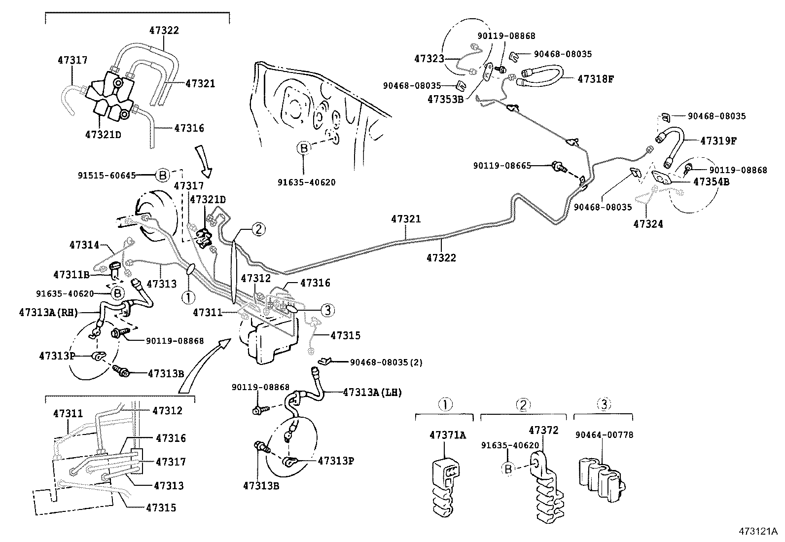 44050-52160 ACTUATOR ASSY, BRAKE product image
