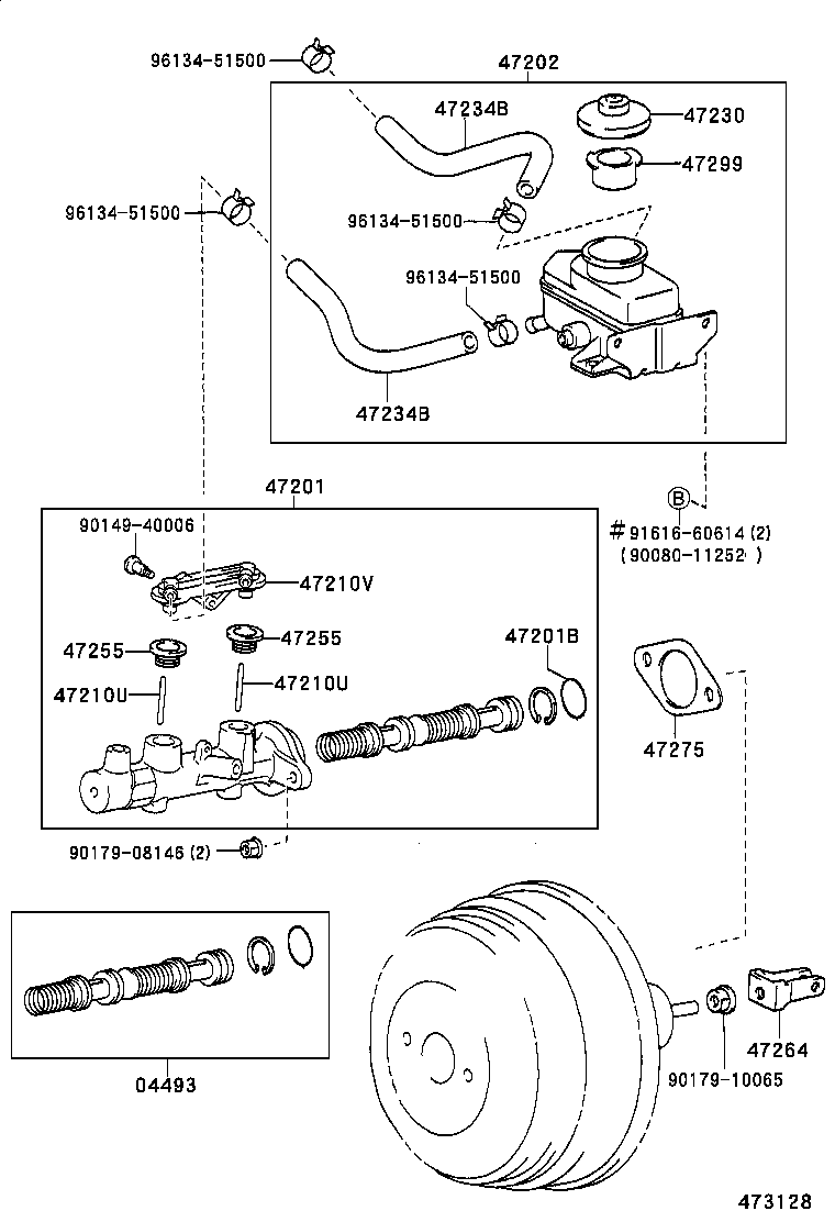 47220-08010 RESERVOIR SUB-ASSY, BRAKE MASTER CYLINDER product image