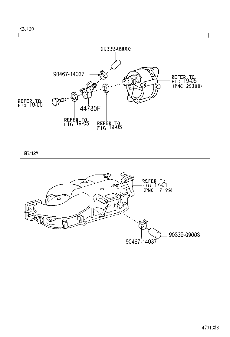 44773-60221 HOSE, UNION TO CHECK VALVE product image