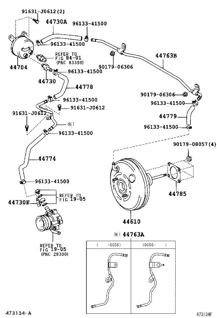 44773-60221 HOSE, UNION TO CHECK VALVE product image