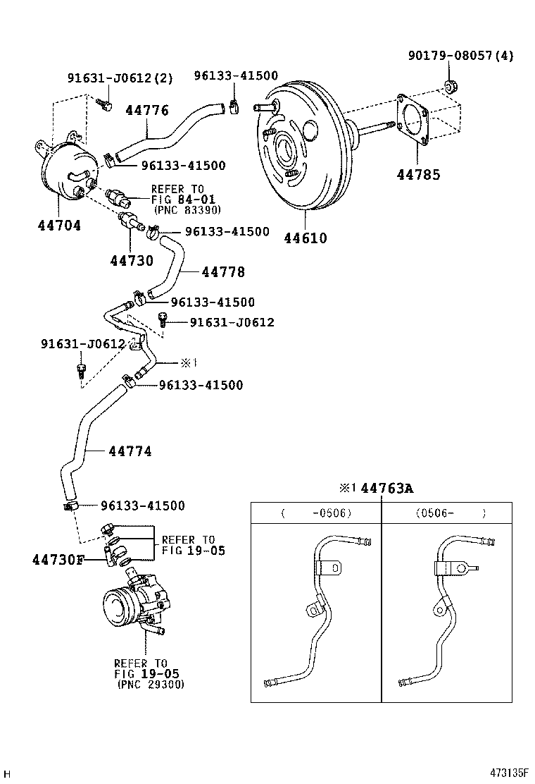 44773-60221 HOSE, UNION TO CHECK VALVE product image