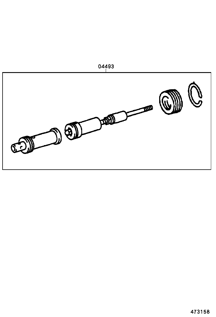 47050-60091 BRAKE BOOSTER ASSY, W/MASTER CYLINDER product image