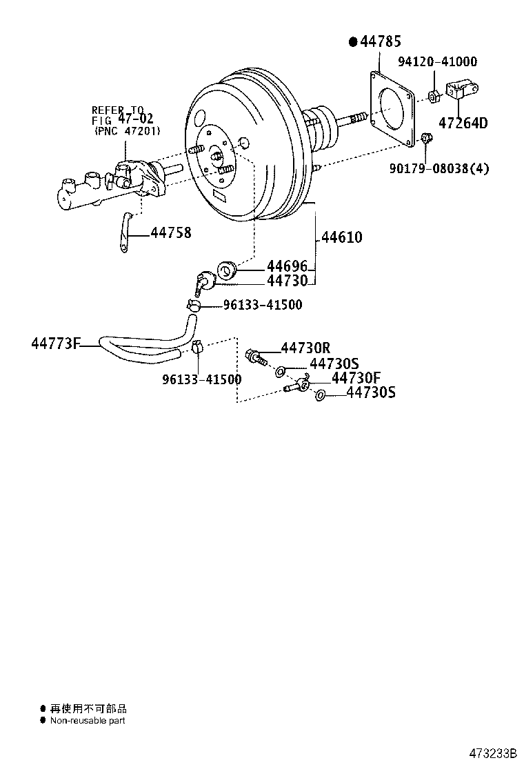 44610-21140 BOOSTER ASSY, BRAKE product image