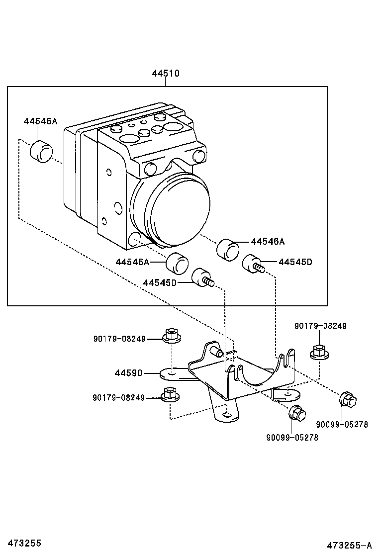 44590-60020 BRACKET ASSY, BRAKE ACTUATOR product image