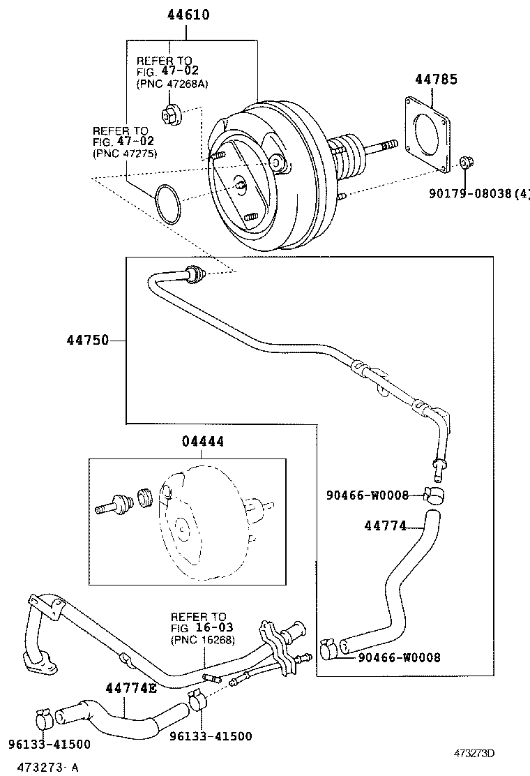 04444-02010 VALVE KIT, BOOSTER CONTROL product image