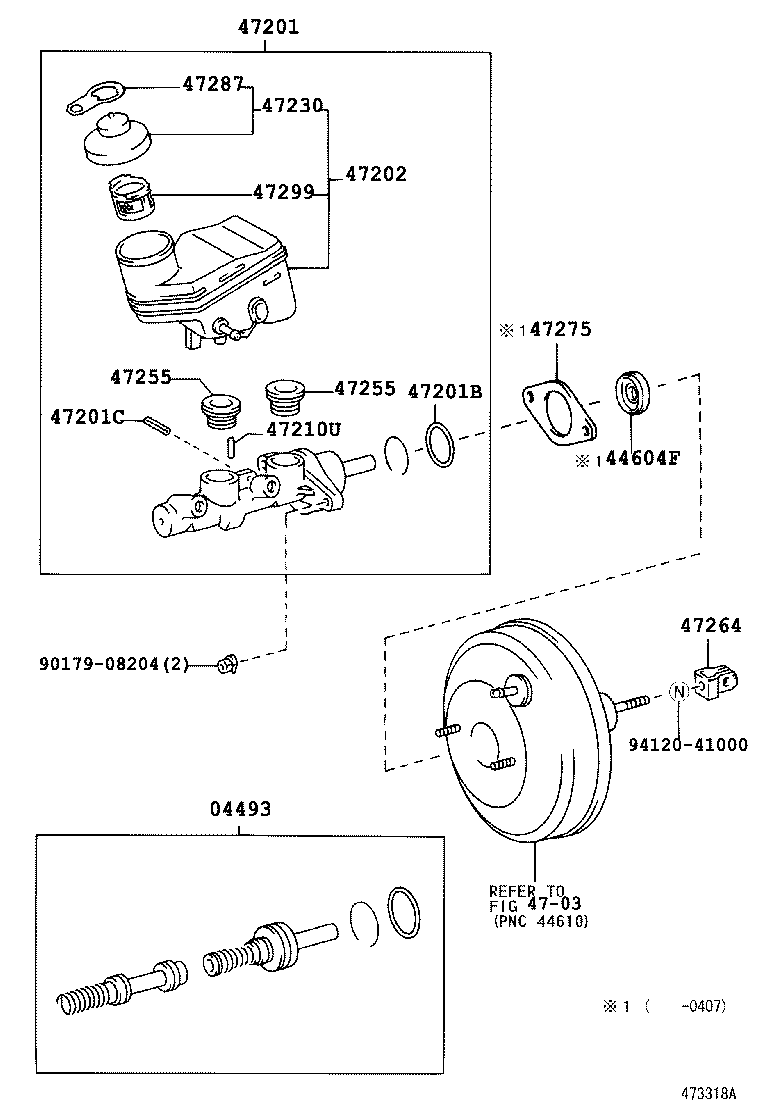 47220-52040 RESERVOIR SUB-ASSY, BRAKE MASTER CYLINDER product image