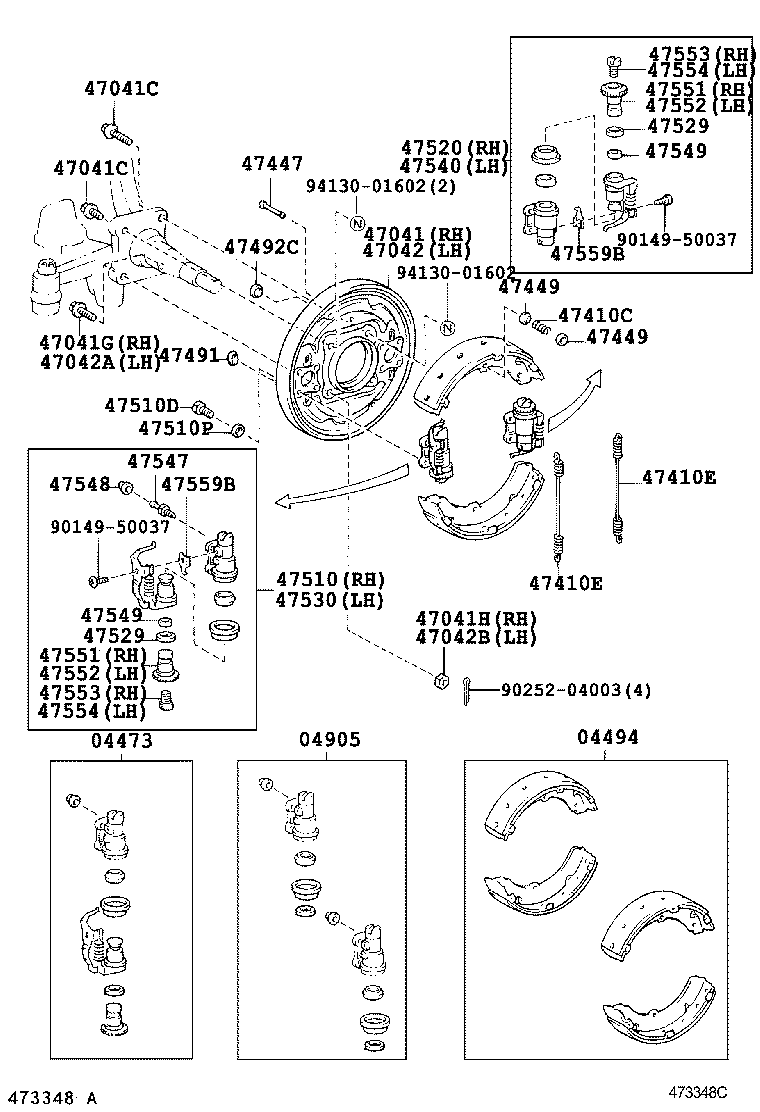 90105-16044 BOLT(FOR BACKING PLATE TO STEERING KNUCKLE ARM SETTING) product image