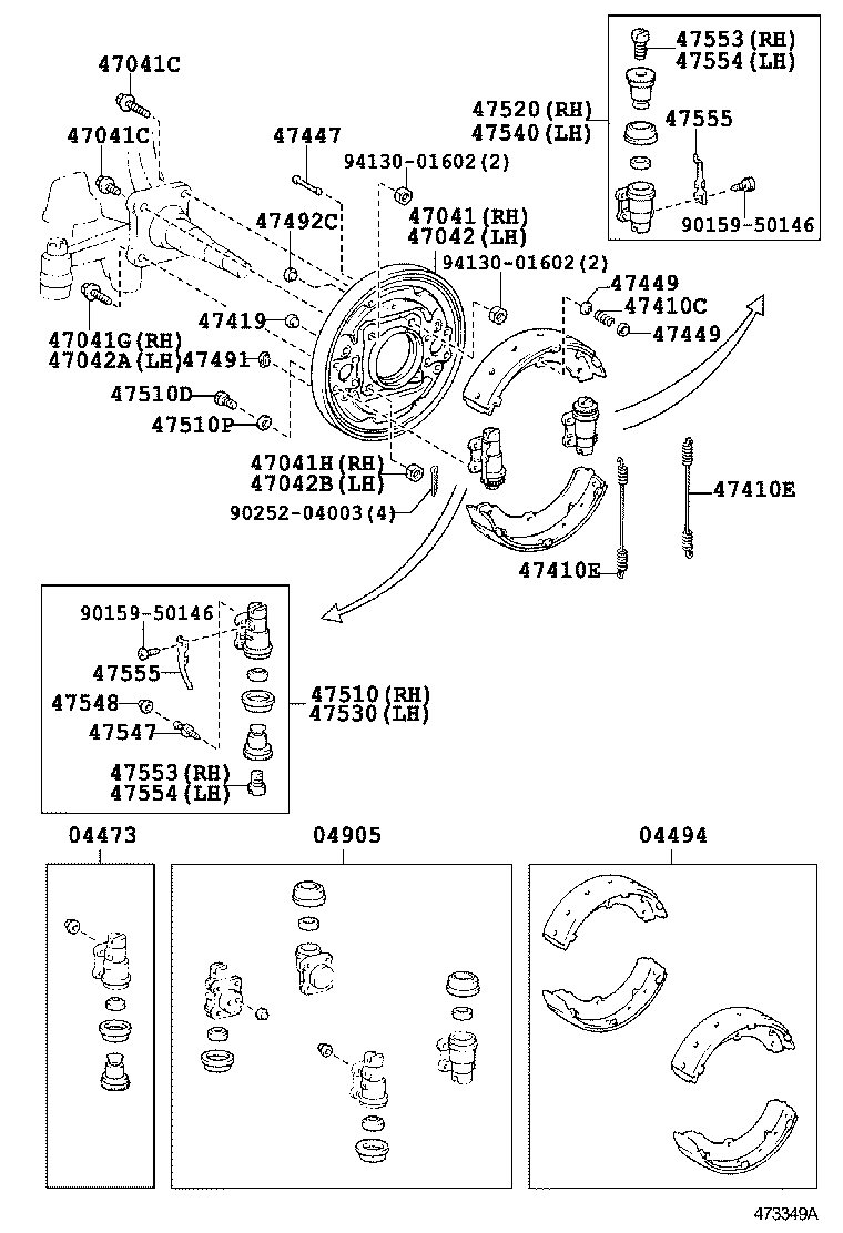 90105-16044 BOLT(FOR BACKING PLATE TO STEERING KNUCKLE ARM SETTING) product image