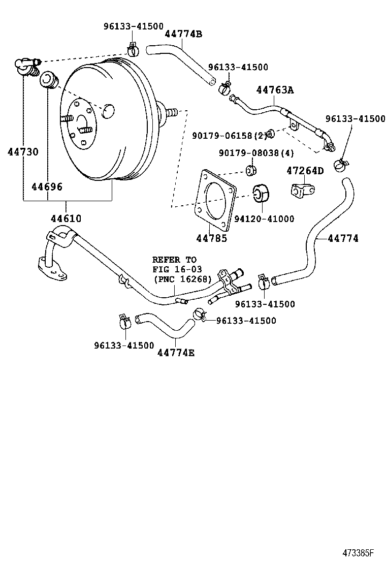44610-68040 BOOSTER ASSY, BRAKE product image