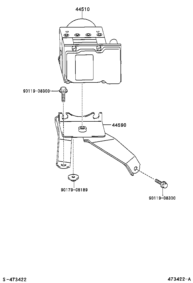 44050-0F010 ACTUATOR ASSY, BRAKE product image