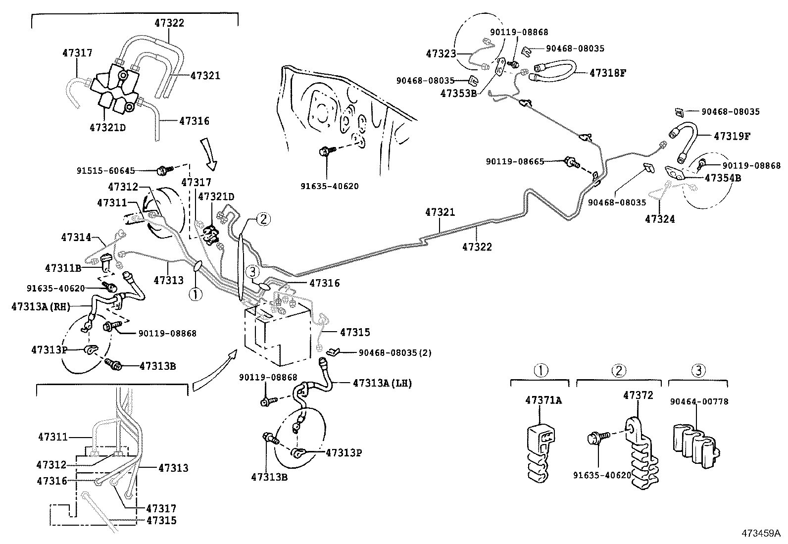 44050-52120 ACTUATOR ASSY, BRAKE product image