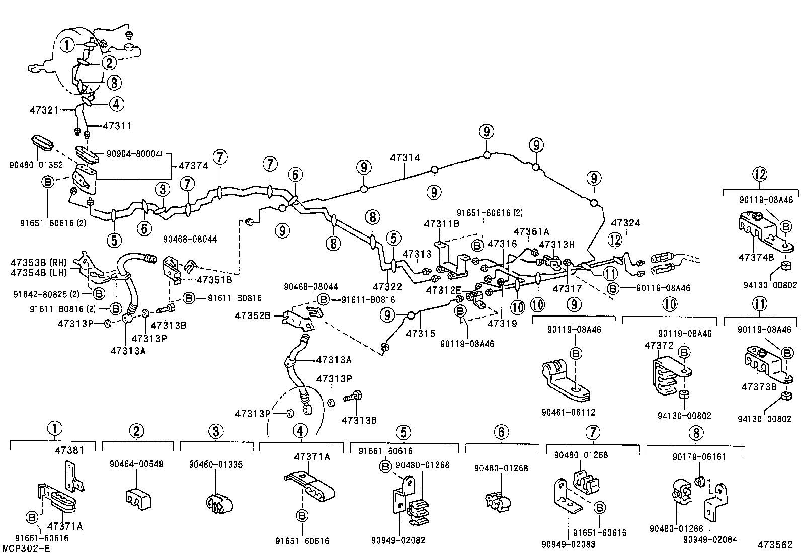 44510-36040 ACTUATOR ASSY, BRAKE product image