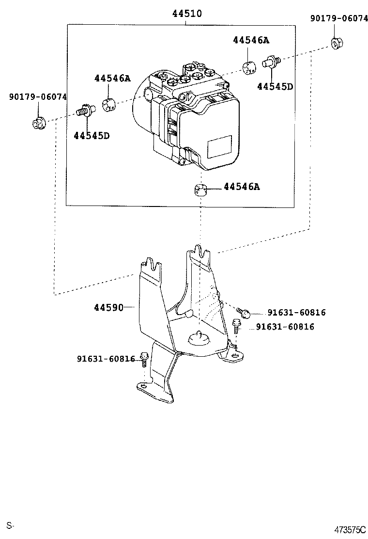 44050-68030 ACTUATOR ASSY, BRAKE product image