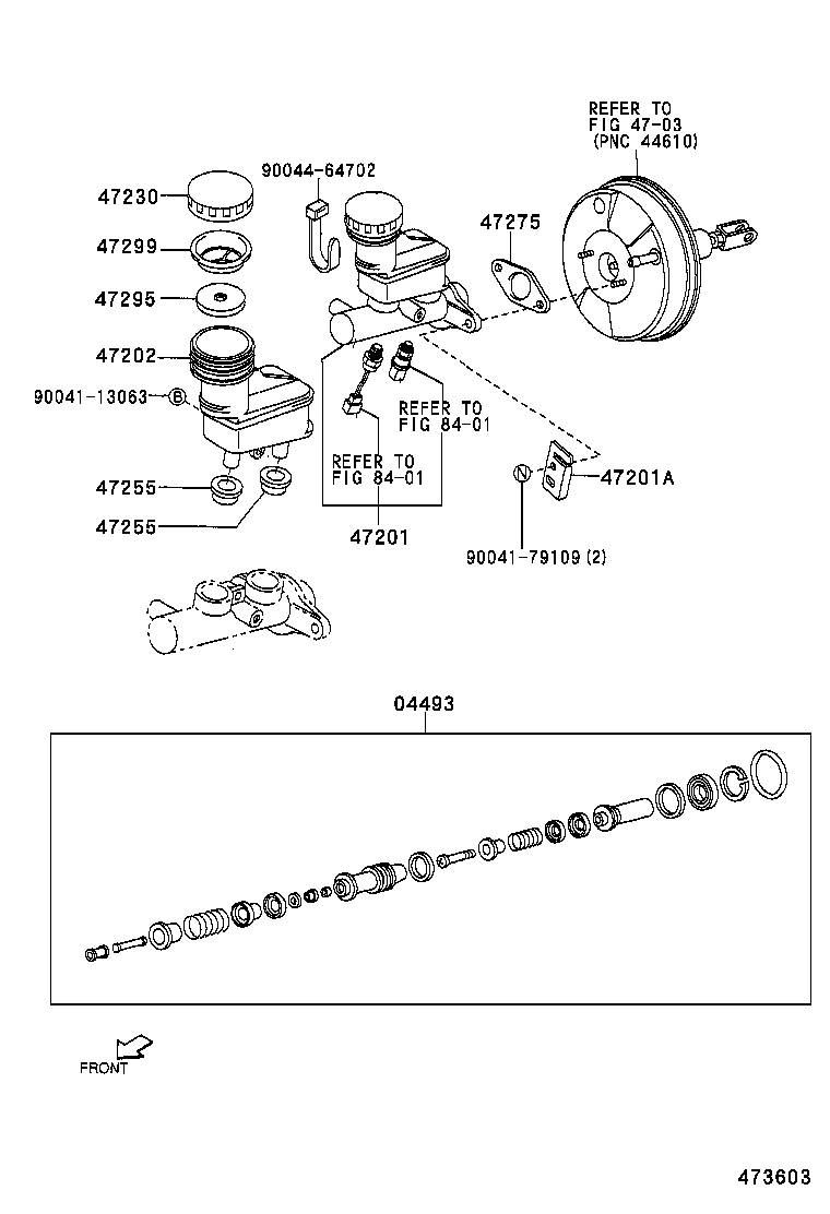 04471-97202 CYLINDER KIT, BRAKE MASTER product image