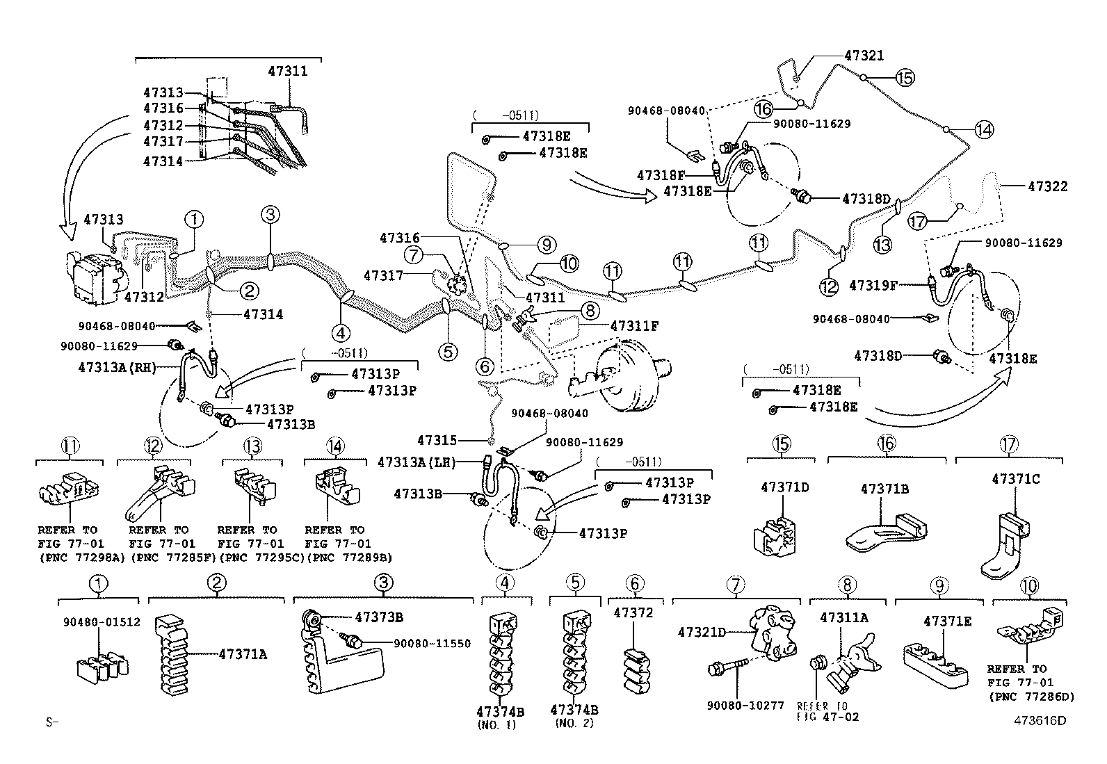 44050-33190 ACTUATOR ASSY, BRAKE product image