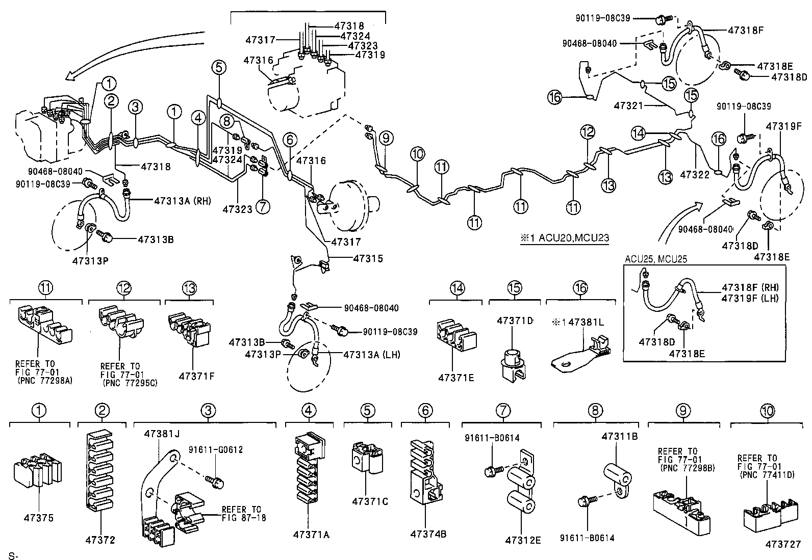 44590-48060 BRACKET ASSY, BRAKE ACTUATOR product image
