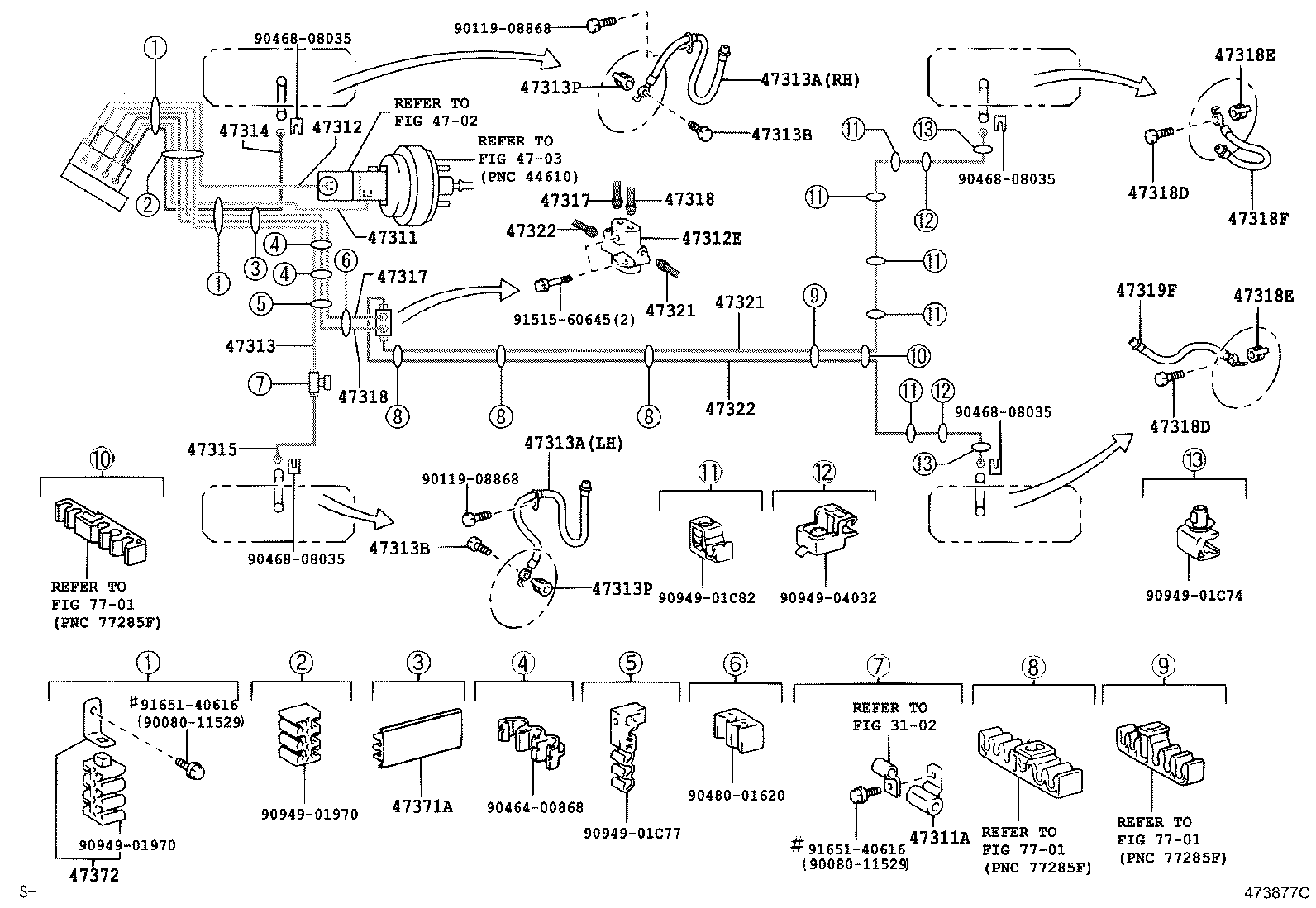 44050-0F010 ACTUATOR ASSY, BRAKE product image