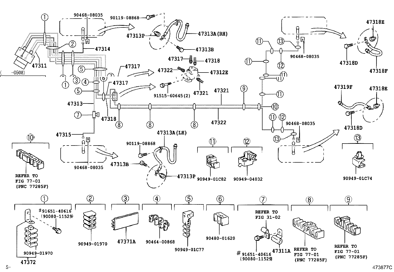 44050-0F010 ACTUATOR ASSY, BRAKE product image