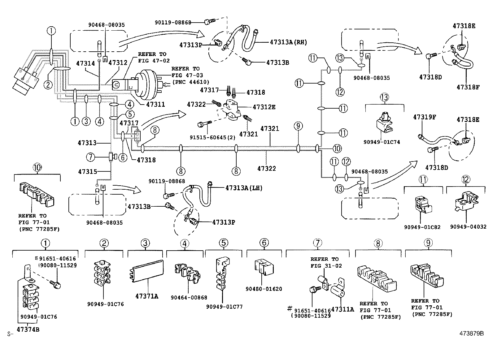 44050-0F010 ACTUATOR ASSY, BRAKE product image
