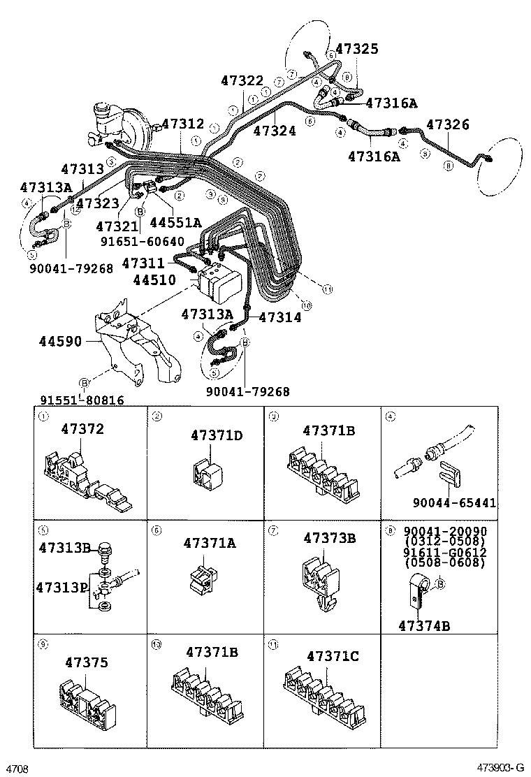 44050-B0010 ACTUATOR ASSY, BRAKE product image