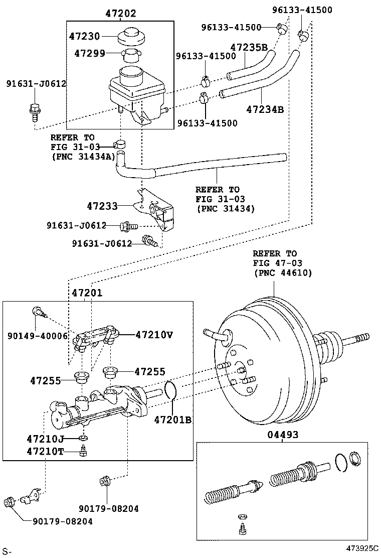 47220-21040 RESERVOIR SUB-ASSY, BRAKE MASTER CYLINDER product image