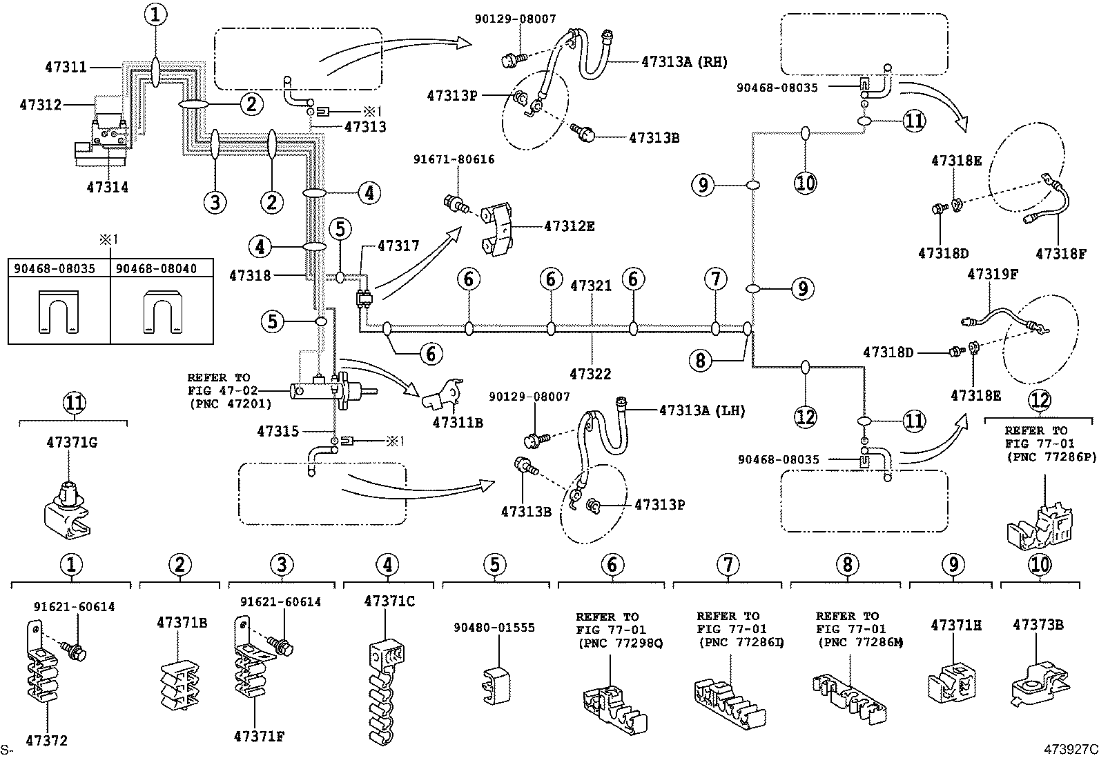 44050-21100 ACTUATOR ASSY, BRAKE product image