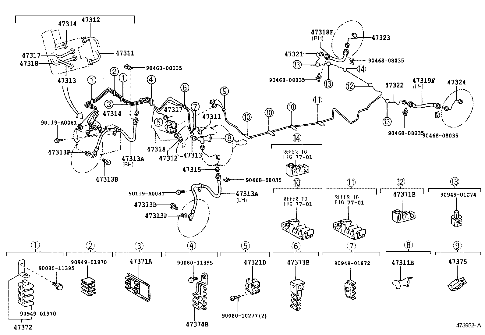 44050-01010 ACTUATOR ASSY, BRAKE product image