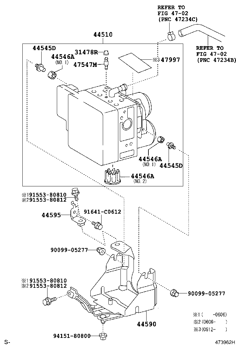 44050-30140 ACTUATOR ASSY, BRAKE product image