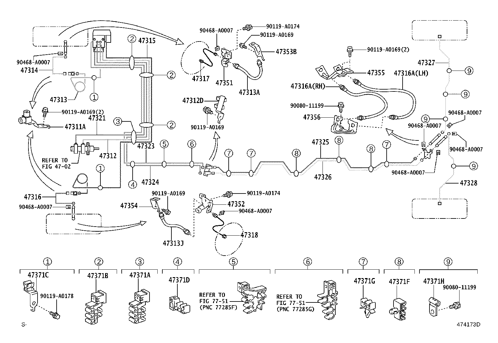 44050-04094 ACTUATOR ASSY, BRAKE product image