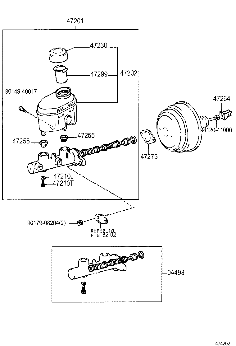 47220-0C030 RESERVOIR SUB-ASSY, BRAKE MASTER CYLINDER product image