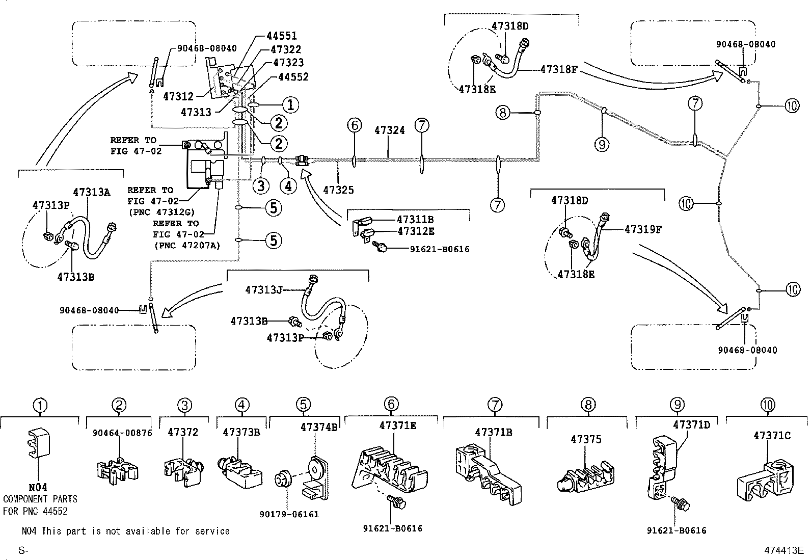 44590-30130 BRACKET ASSY, BRAKE ACTUATOR product image