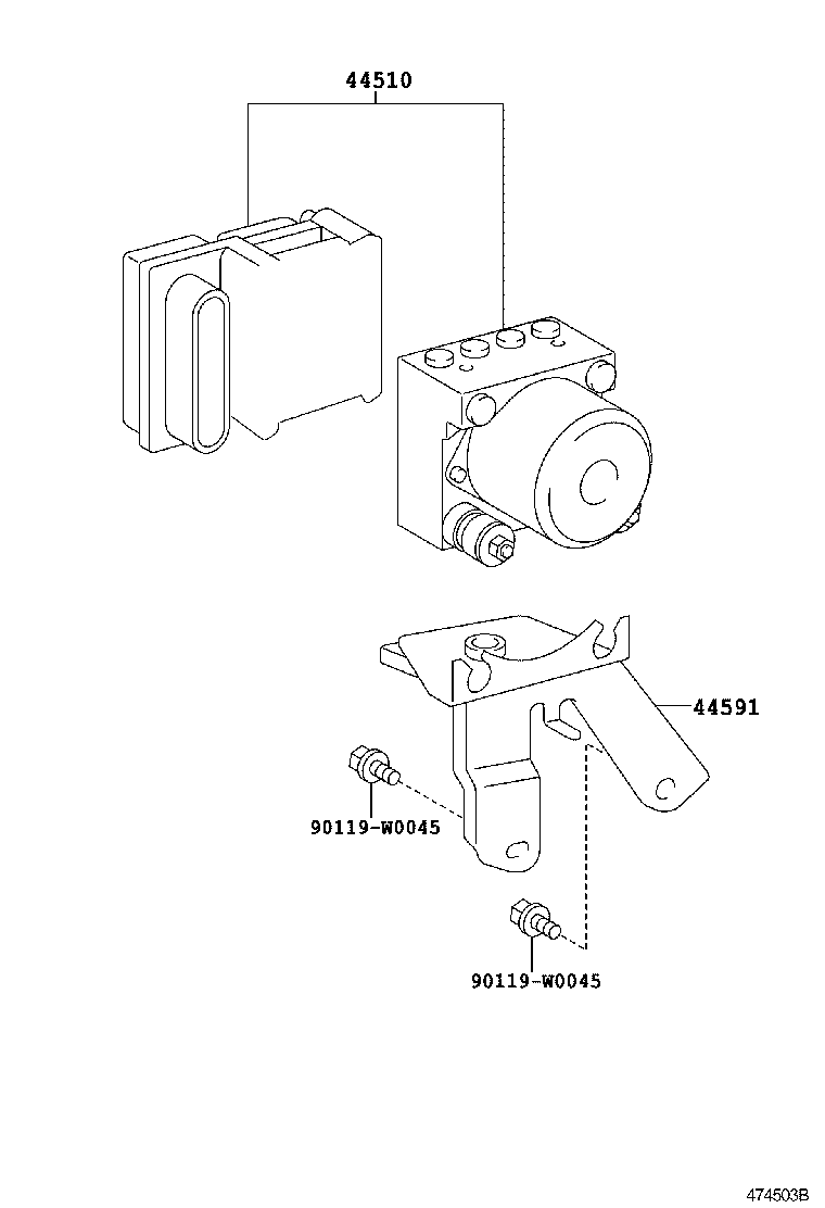 44050-0H010 ACTUATOR ASSY, BRAKE product image